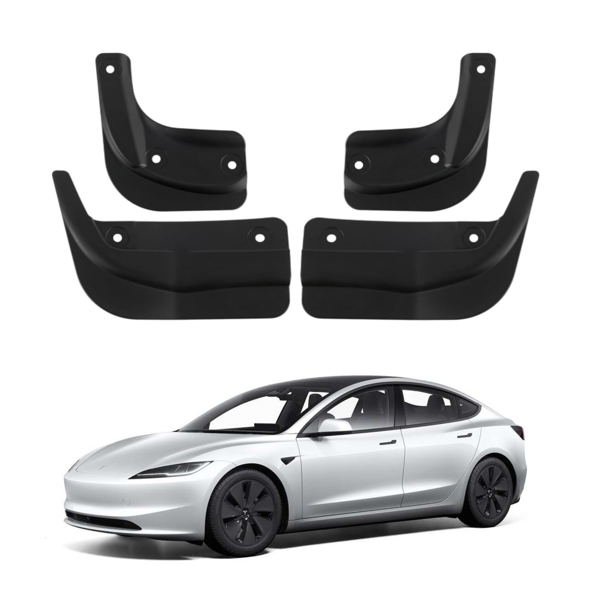 Skvettlapper Tesla Model 3 Highland detalj